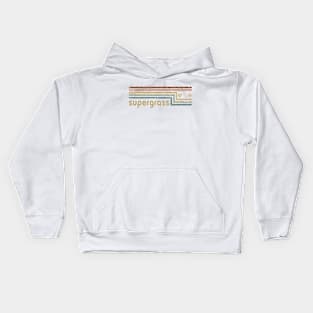 Supergrass Cassette Stripes Kids Hoodie